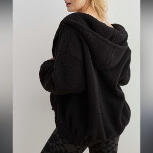 Aerie Oversized Sherpa Zip Up Hoodie